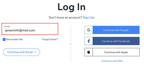 wix log in with google|Log In to Your Wix Account